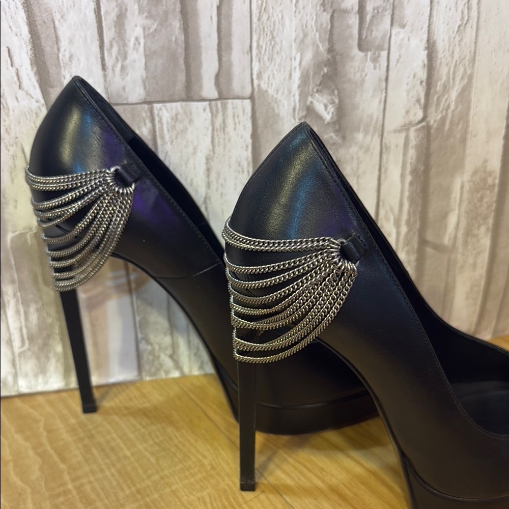 Saint Laurent Black Women's Heels - Picture 4 of 16